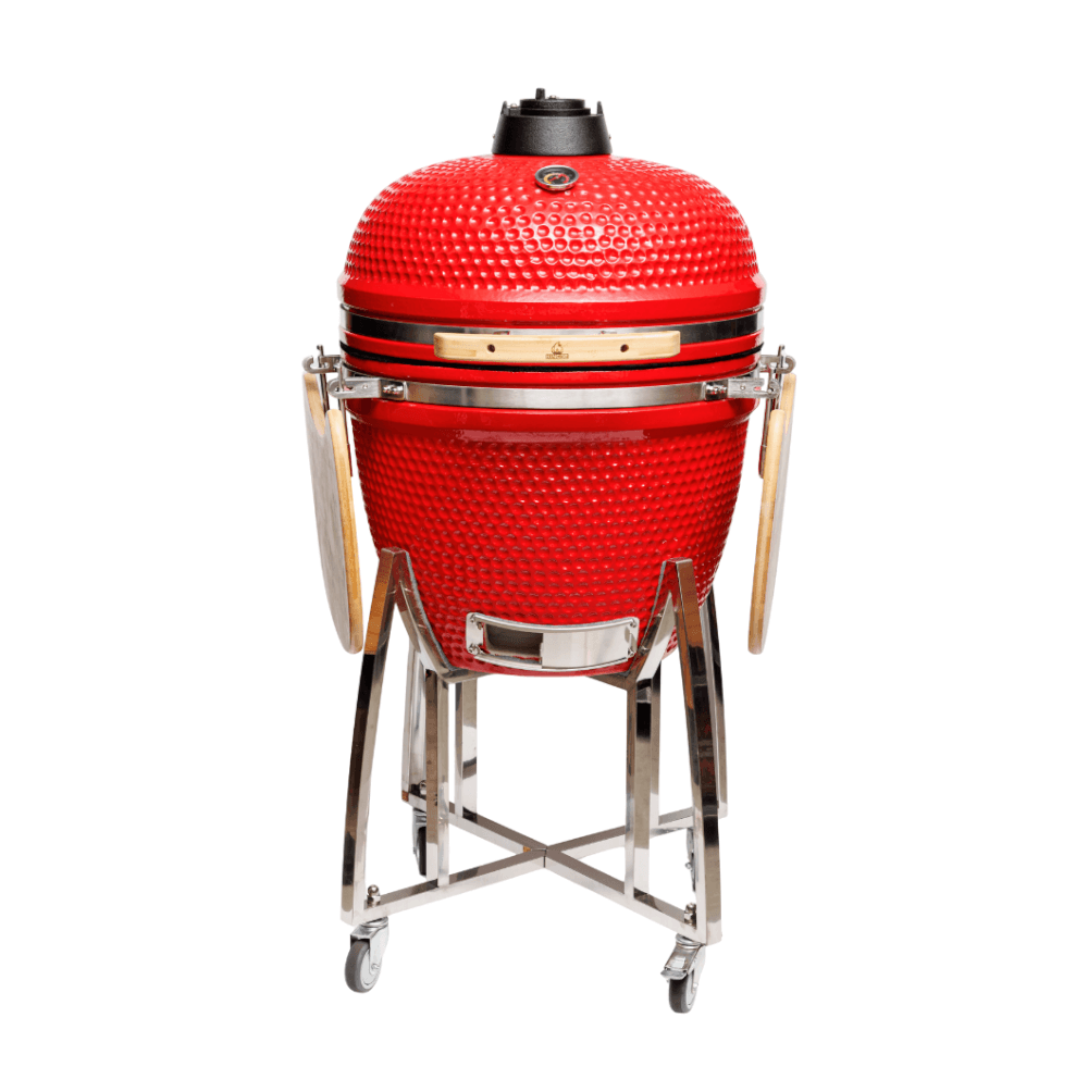 เตาถ่านบาร์บีคิว KINGBE KAMADO 23.5 นิ้ว สีแดง_0